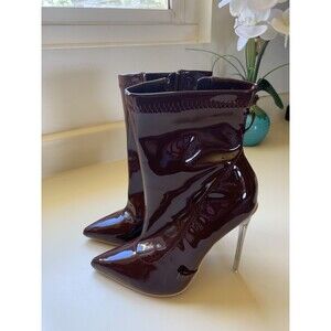 Sheln Black Patent High Heels In Excellent Condition. Size 6